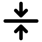 Align Text Middle SVG Icon